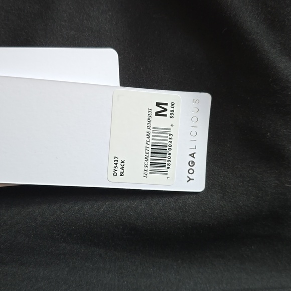 Yogalicious Black Jumpsuit - Picture 3 of 4